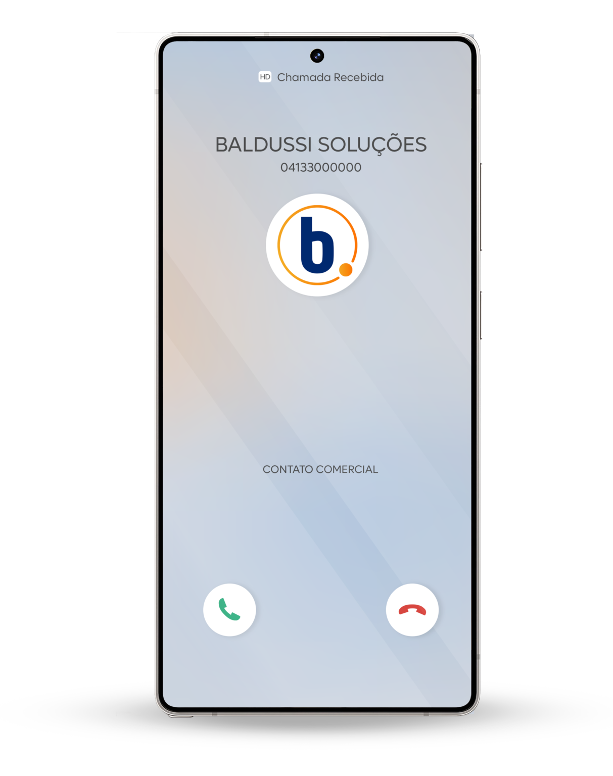 Validador de Chamadas Baldussi em smartphone